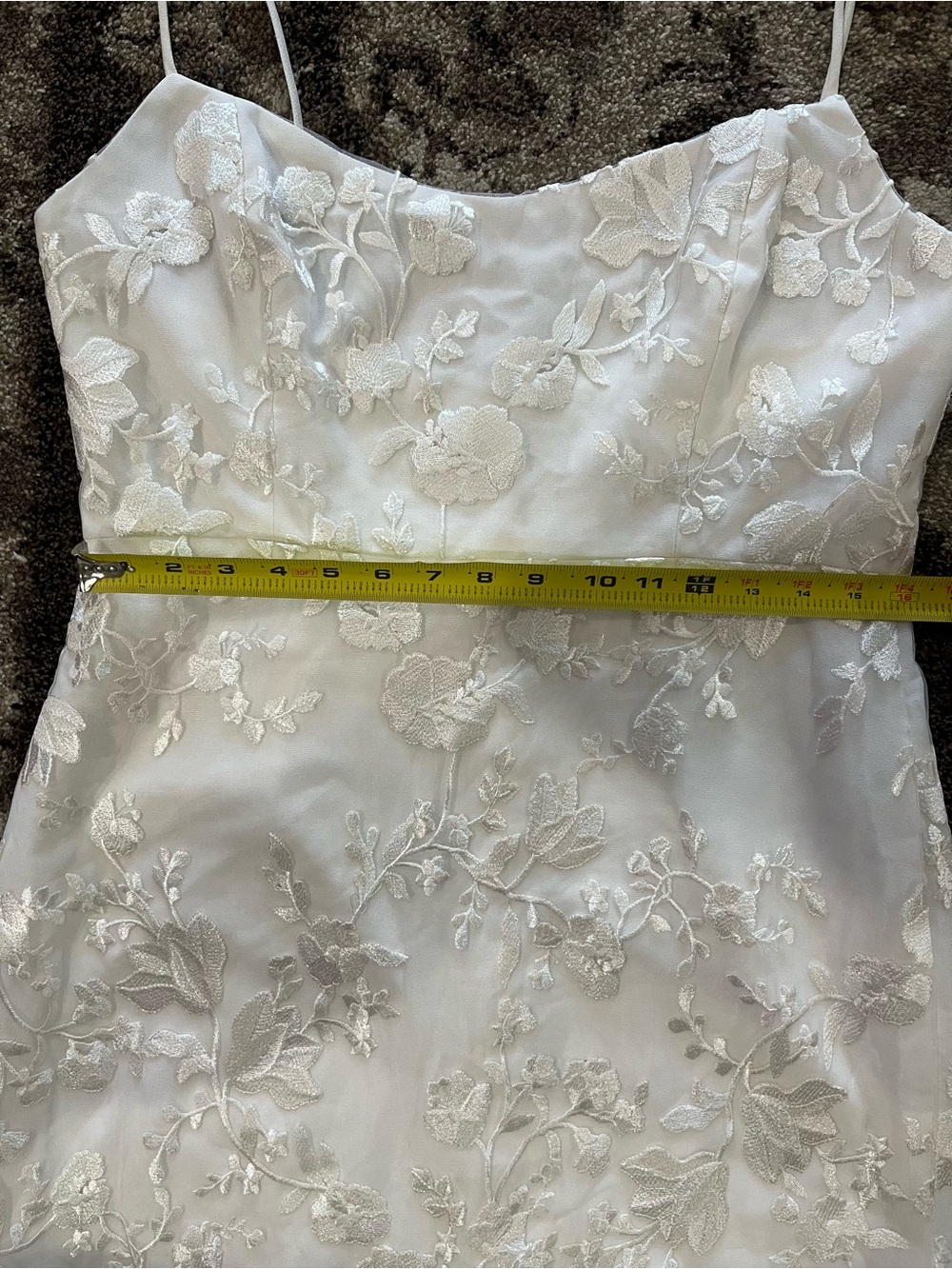 Park & Fifth White Lace Slip Dress - Picture 15 of 15